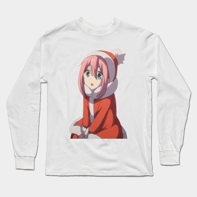 Nadeshiko Santa Long Sleeve T-Shirt by KokoroPopShop